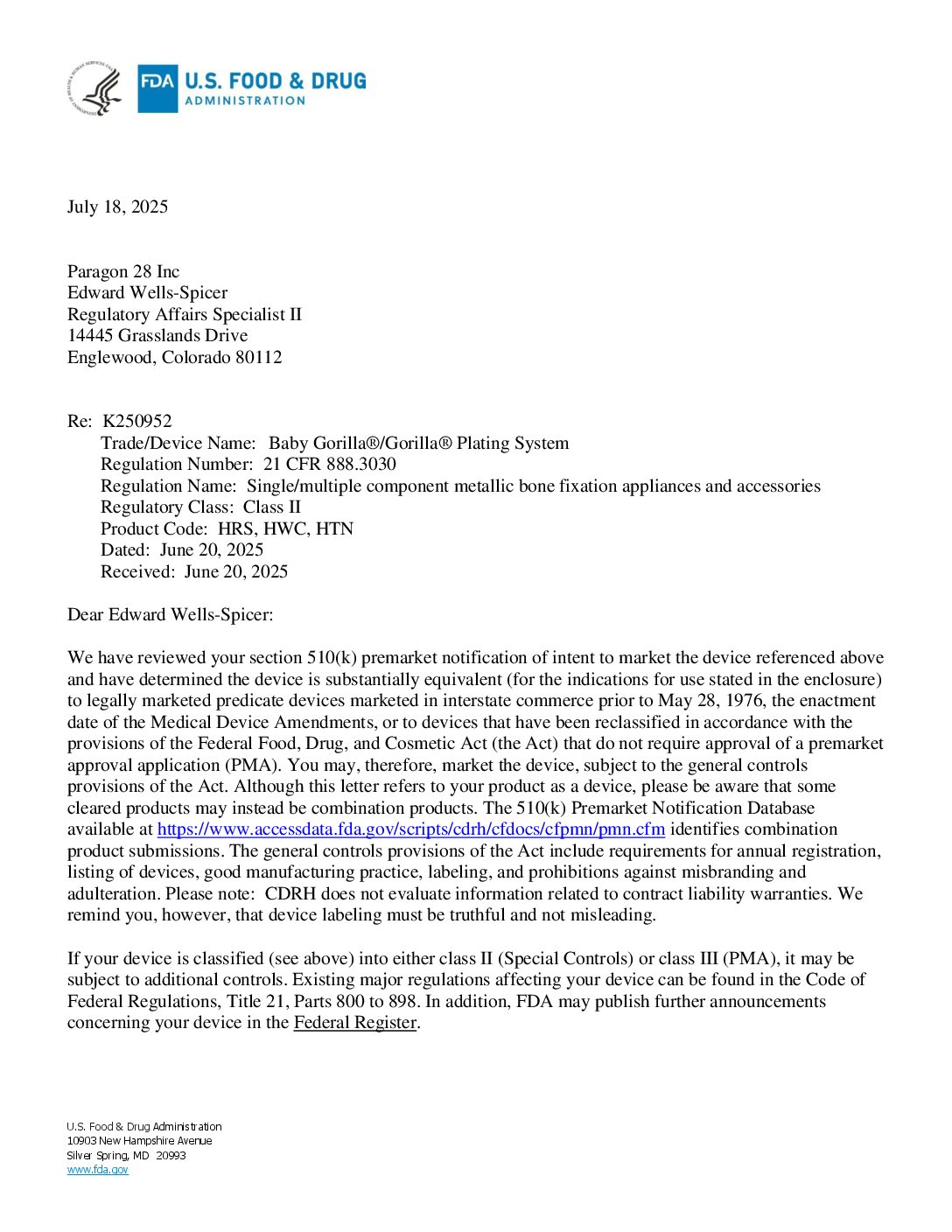 https://paragon28.com/app/uploads/2025/08/K250952.Letter.SE_.FINAL_Sent001-pdf.jpg